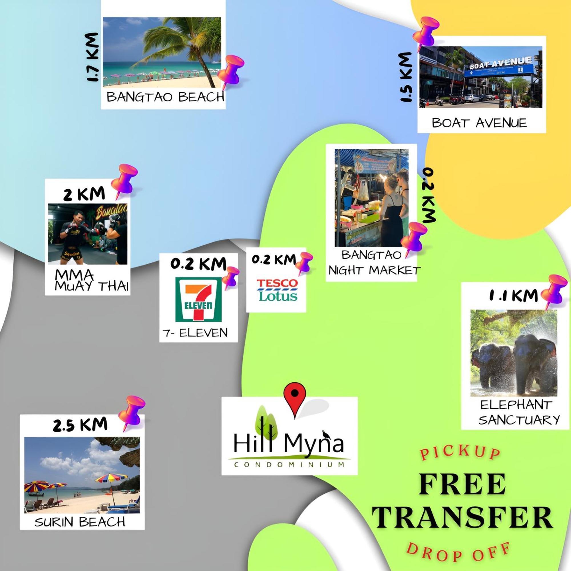 Hill Myna Condotel Official Account Bang Tao Beach  Zewnętrze zdjęcie